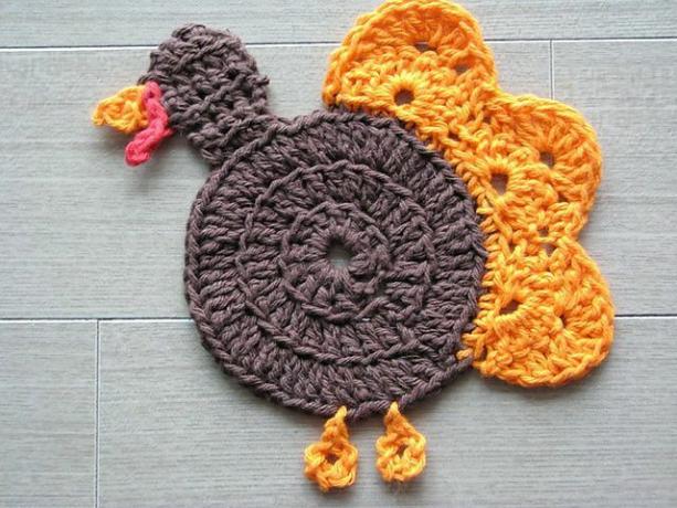 თურქეთის Crochet Coaster უფასო ნიმუში