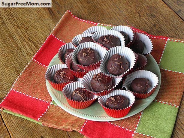 Tartufi al cioccolato al burro di arachidi