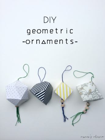 Diy geometryczne ozdoby