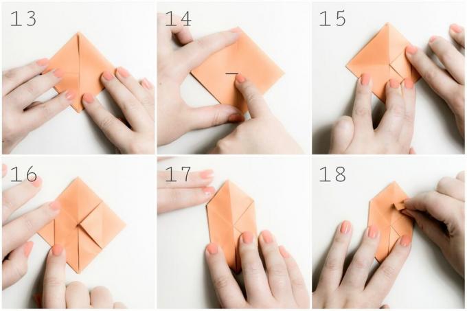 Pokyny k vodní bombě origami