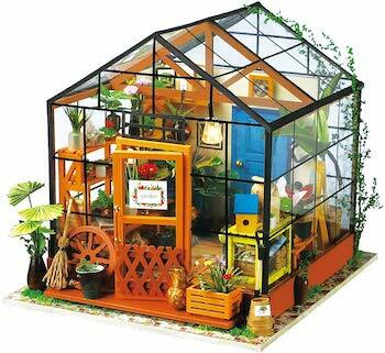 Kerajinan tangan 3d miniatur rumah boneka puzzle