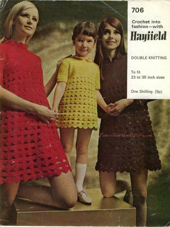Vintage haljine za majku kćeri u struku