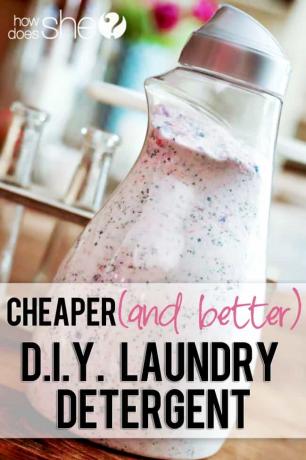 Daha ucuz ve daha iyi kendin yap çamaşır deterjanı vay