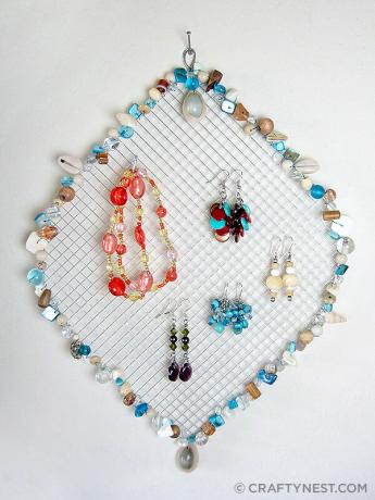 DIY držák šperků z drátu