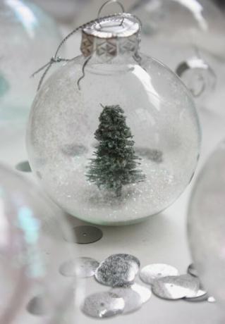 Bricolaj zăpadă glob de Crăciun ornament 2 500x721