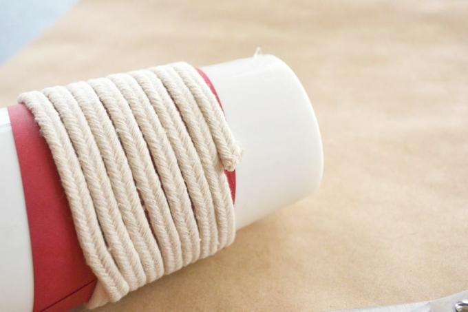 Make a Roped Cup Cosy - bodem