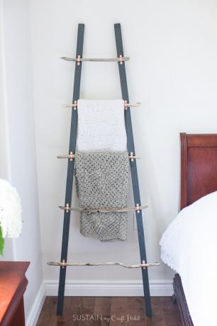 DIY dekový rebrík