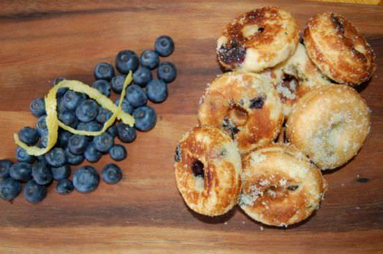 Citron Blueberry Donuts