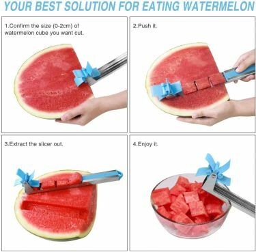 Frugtkniv med vandmelon