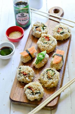 Sushi de ton picant vegan