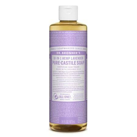 Dr. Bronner's Organic Lavender Castile Liquid Soap
