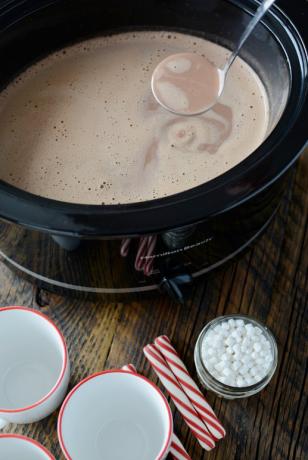 Kremaktig crockpot varm sjokoladeoppskrift