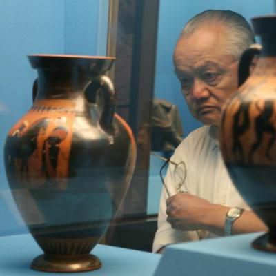 Shaghai Müzesi -- Yunan çanak çömlek