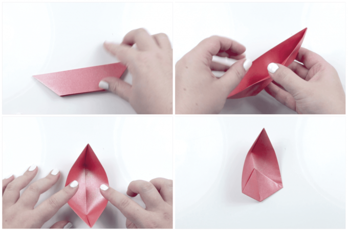 modulárny origami lotus 3
