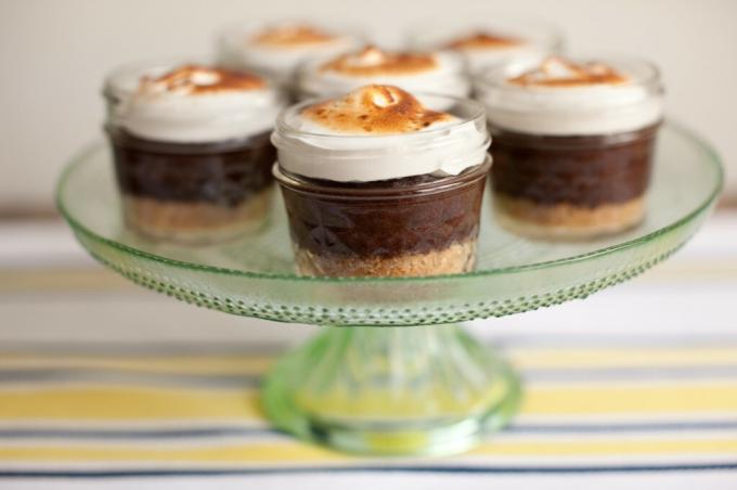 Mini Smore Mason Jars