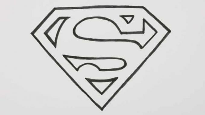 Kuinka piirtää superman -logo kuinka piirtää superman -logo sarjakuva sarjakuva doodle [20] youtube