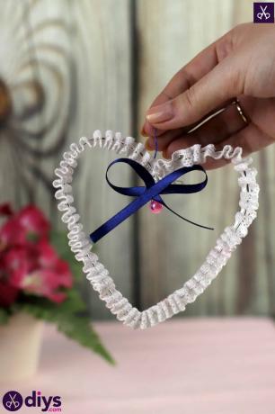 DIY svatební výzdoba srdce v pohodě