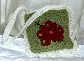 ბებიას მოედანი Crochet Tote ჩანთა