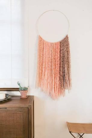 DIY Goldring Wandbehang