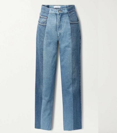 E.L.V. Denim The Twin Boyfriend jeans sfilacciati bicolore