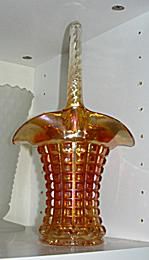 Császári farsangi üveg gofri tömb körömvirág kosár