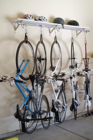 Prateleira para bicicletas DIY