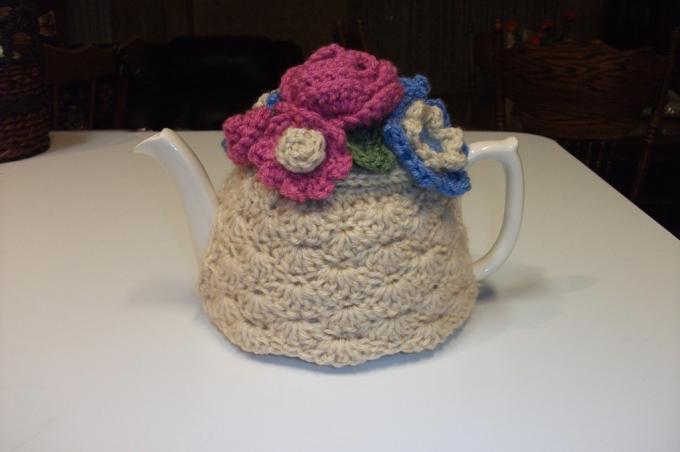 Herbata muszelkowa przytulna z kwiatami