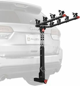 Allen Sports Deluxe Locking Quick Release 4-Bike Rack