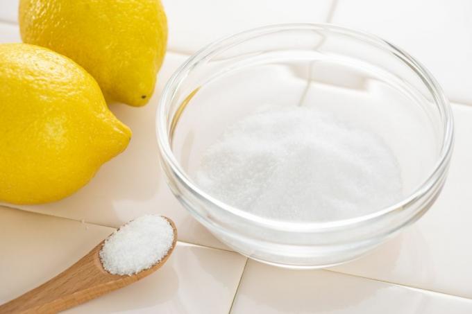 Zitronensäurepulver als Ersatz für Zitronensaft