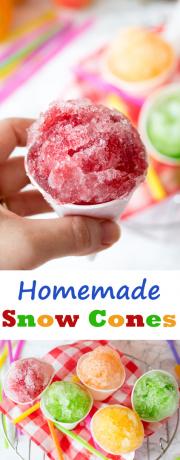 Fruit Snow Cones - tão simples de fazer em casa!