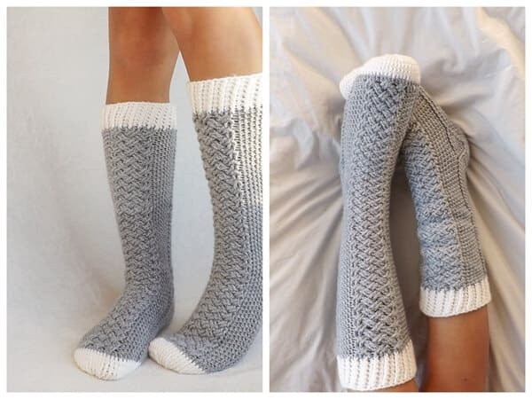 Parkers kabelsockmönster