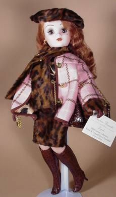 Madame Alexander Cissy in Coral and Leopard Travel Ensemble