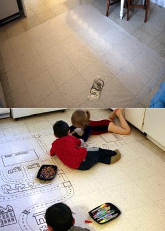 Podlaha na kreslení