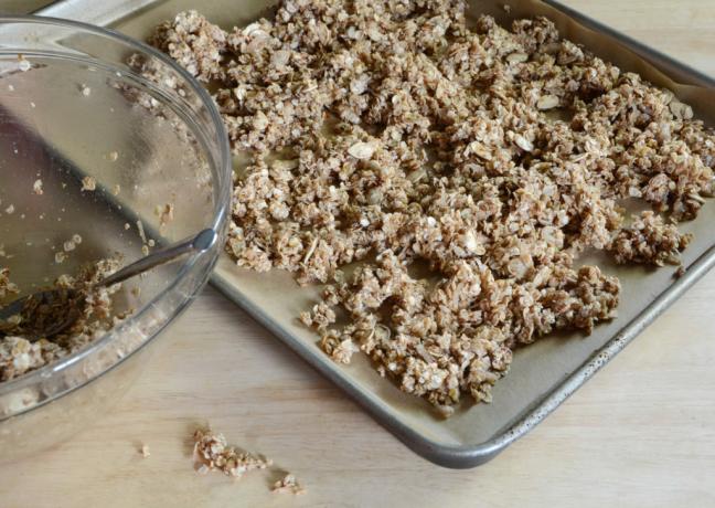 Ķirbju granola receptes 7. solis