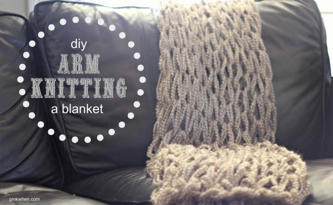 DIY हाथ बुनाई कंबल