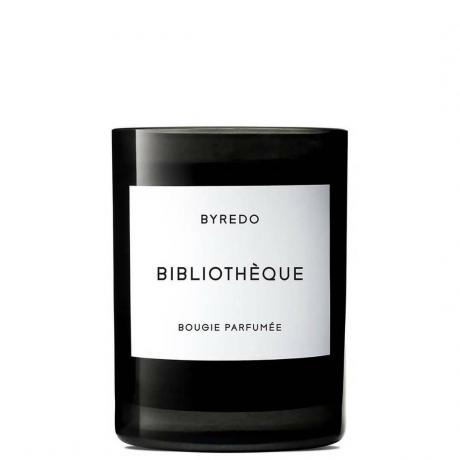 Ванилни свещи: свещ Byredo Bibliothèque