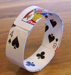 Bracelet carte à jouer