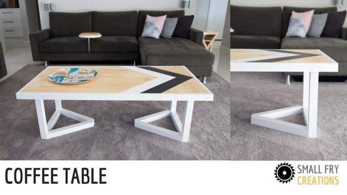 Sofabord inspireret i skandinavisk stil
