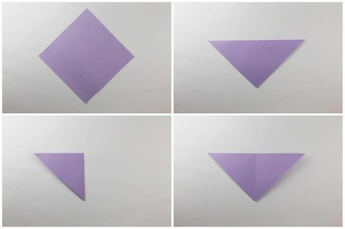 instrucțiuni ușoare pentru câine origami