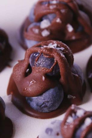 Chokolade blåbær klynger