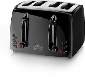 Black + Decker 4-Scheiben extrabreiter Toaster