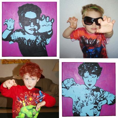 Kinderbild Andy Warhol Gemälde
