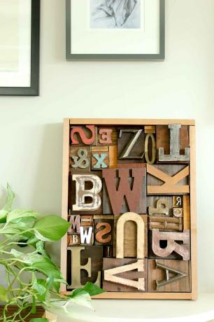 5 ideias de arte para você fazer letras de madeira
