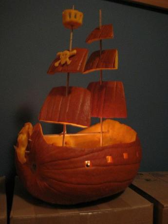 Calabaza de barco