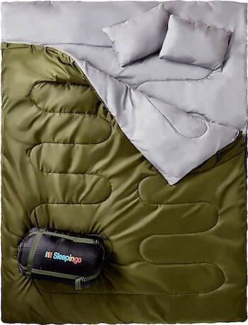 Sleepingo kantong tidur ganda untuk backpacking