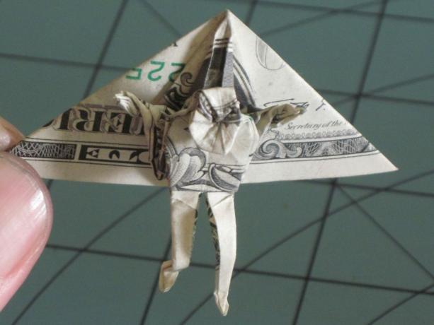 Origami de dólar asa delta