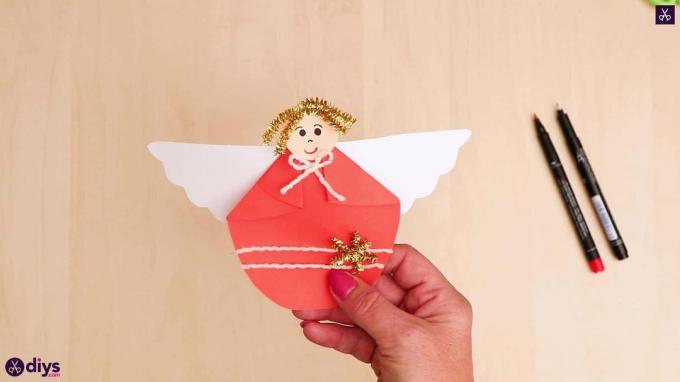 Детские поделки из бумаги ангелочка