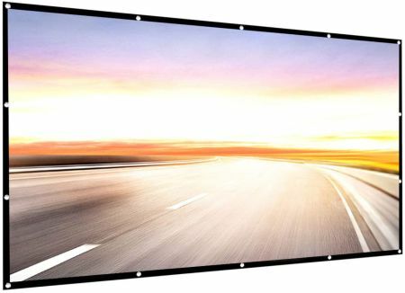 P jing projektor skærm 150 tommer foldbar anti -krøl projektions skærm