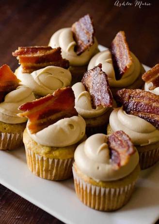 Ahorn-Speck-Cupcakes