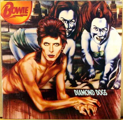 Diamond Dogs od Davida Bowieho Obal alba